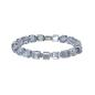 Preview: light blue crystal blue shade - Cubes - Konplott bracelet